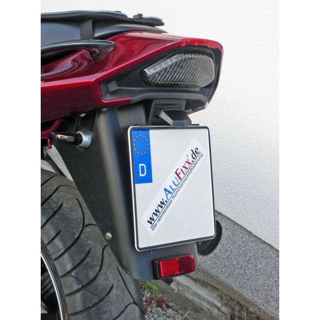 AluFixx Bike AT Kennzeichenhalter für Österreich schwarz matt